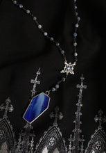 Load image into Gallery viewer, Coffin Rosary Style Necklace
