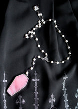 Load image into Gallery viewer, Coffin Rosary Style Necklace