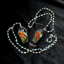 Load image into Gallery viewer, Sample - Premium AA Grade Opal Necklaces with Sunset Moth Wings
