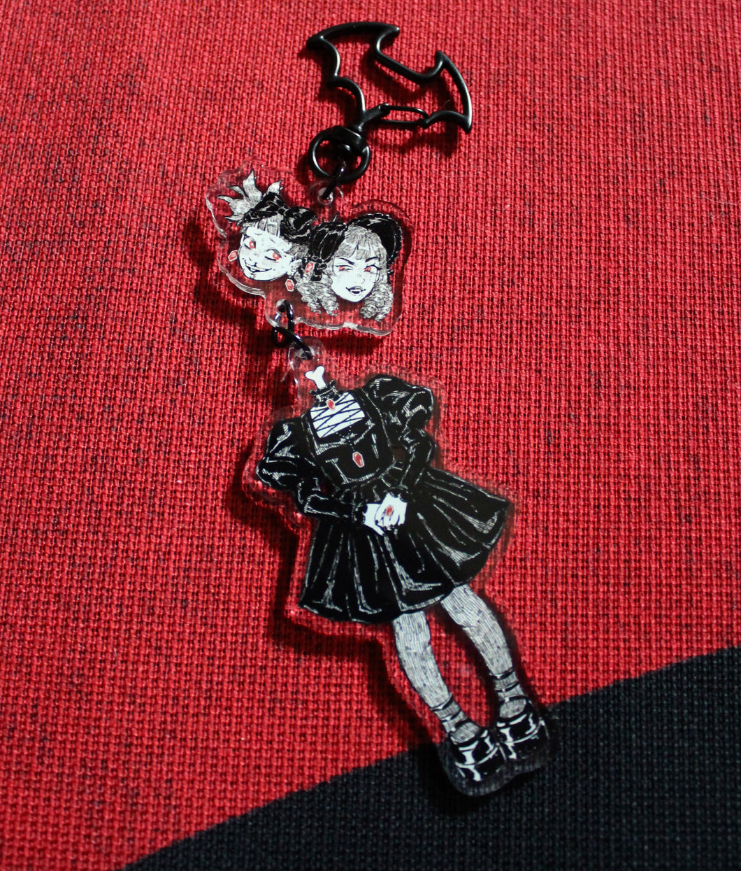 Two-Part Acrylic Keychain