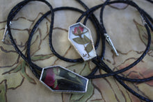 Load image into Gallery viewer, Floral Coffin Bolo Tie
